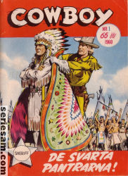 Cowboy 1960 nr 1 omslag serier