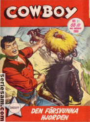 Cowboy 1960 nr 31 omslag serier