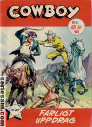 Cowboy 1960 nr 6 omslag serier