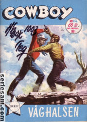 Cowboy 1961 nr 15 omslag serier