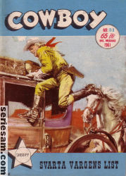 Cowboy 1961 nr 31 omslag serier