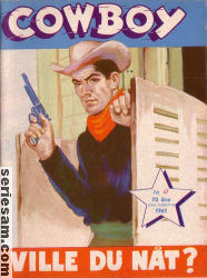 Cowboy 1961 nr 47 omslag serier