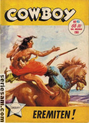 Cowboy 1961 nr 6 omslag serier