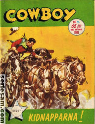 Cowboy 1961 nr 8 omslag serier