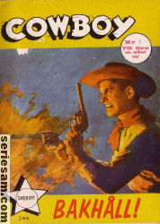 Cowboy 1962 nr 1 omslag serier