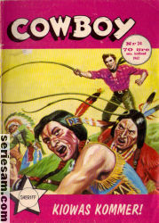 Cowboy 1962 nr 24 omslag serier