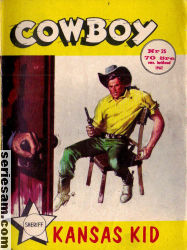 Cowboy 1962 nr 25 omslag serier