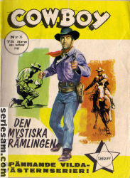 Cowboy 1962 nr 35 omslag serier