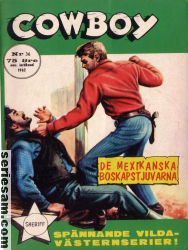 Cowboy 1962 nr 36 omslag serier