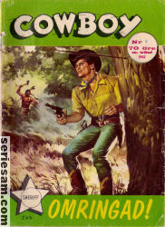 Cowboy 1962 nr 4 omslag serier