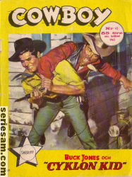 Cowboy 1963 nr 10 omslag serier