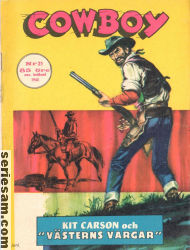 Cowboy 1963 nr 21 omslag serier