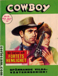 Cowboy 1963 nr 25 omslag serier Cowboy 1963 nr 25 omslag serier