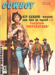Cowboy 1967 nr 25 omslag serier