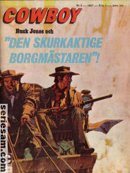 Cowboy 1967 nr 6 omslag serier