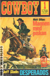 Cowboy 1972 nr 1 omslag serier