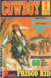 Cowboy 1972 nr 2 omslag serier