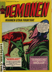 Demonen 1969 nr 6 omslag serier