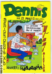 Dennis 1968 nr 21 omslag serier
