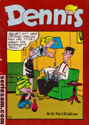 Dennis 1968 nr 25 omslag serier