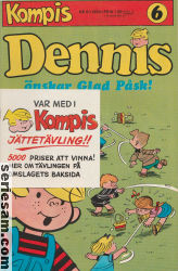 Dennis 1970 nr 6 omslag serier