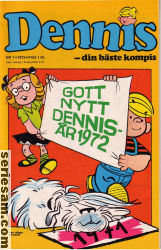 Dennis 1972 nr 1 omslag serier
