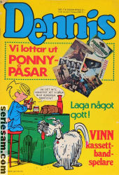 Dennis 1974 nr 7 omslag serier