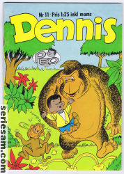 Dennis (Dennis förlag) 1969 nr 11 omslag serier