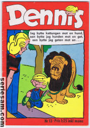 Dennis (Dennis förlag) 1969 nr 13 omslag serier