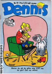Dennis (Dennis förlag) 1969 nr 19 omslag serier
