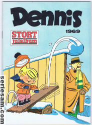 Dennis stort julalbum 1969 omslag serier
