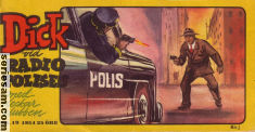 Dick vid radiopolisen 1954 nr 19 omslag serier Dick vid radiopolisen 1954 nr 19 omslag serier