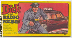 Dick vid radiopolisen 1954 nr 20 omslag serier Dick vid radiopolisen 1954 nr 20 omslag serier