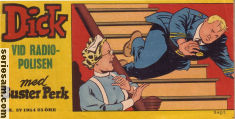 Dick vid radiopolisen 1954 nr 37 omslag serier