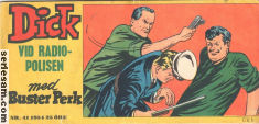 Dick vid radiopolisen 1954 nr 41 omslag serier