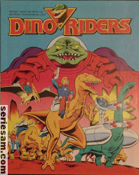 Dino Riders 1987 nr 1 omslag serier Dino Riders 1987 nr 1 omslag serier