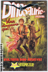 Dinosauriejägarna 1989 nr 5 omslag serier Dinosauriejägarna 1989 nr 5 omslag serier