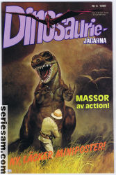 Dinosauriejägarna 1989 nr 6 omslag serier Dinosauriejägarna 1989 nr 6 omslag serier