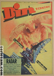 Din tidning 1955 nr 3 omslag serier Din tidning 1955 nr 3 omslag serier