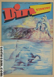 Din tidning 1955 nr 4 omslag serier Din tidning 1955 nr 4 omslag serier