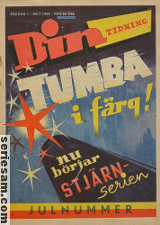 Din tidning 1955 nr 7 omslag serier