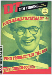 Din tidning 1956 nr 16 omslag serier Din tidning 1956 nr 16 omslag serier