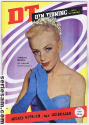 Din tidning 1957 nr 1 omslag serier Din tidning 1957 nr 1 omslag serier