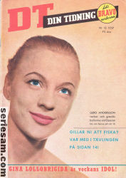 Din tidning 1957 nr 12 omslag serier