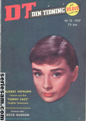 Din tidning 1957 nr 13 omslag serier