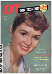 Din tidning 1957 nr 15 omslag serier Din tidning 1957 nr 15 omslag serier
