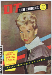 Din tidning 1957 nr 18 omslag serier