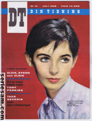 Din tidning 1958 nr 15 omslag serier Din tidning 1958 nr 15 omslag serier