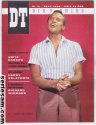 Din tidning 1958 nr 19 omslag serier