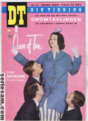 Din tidning 1958 nr 5 omslag serier